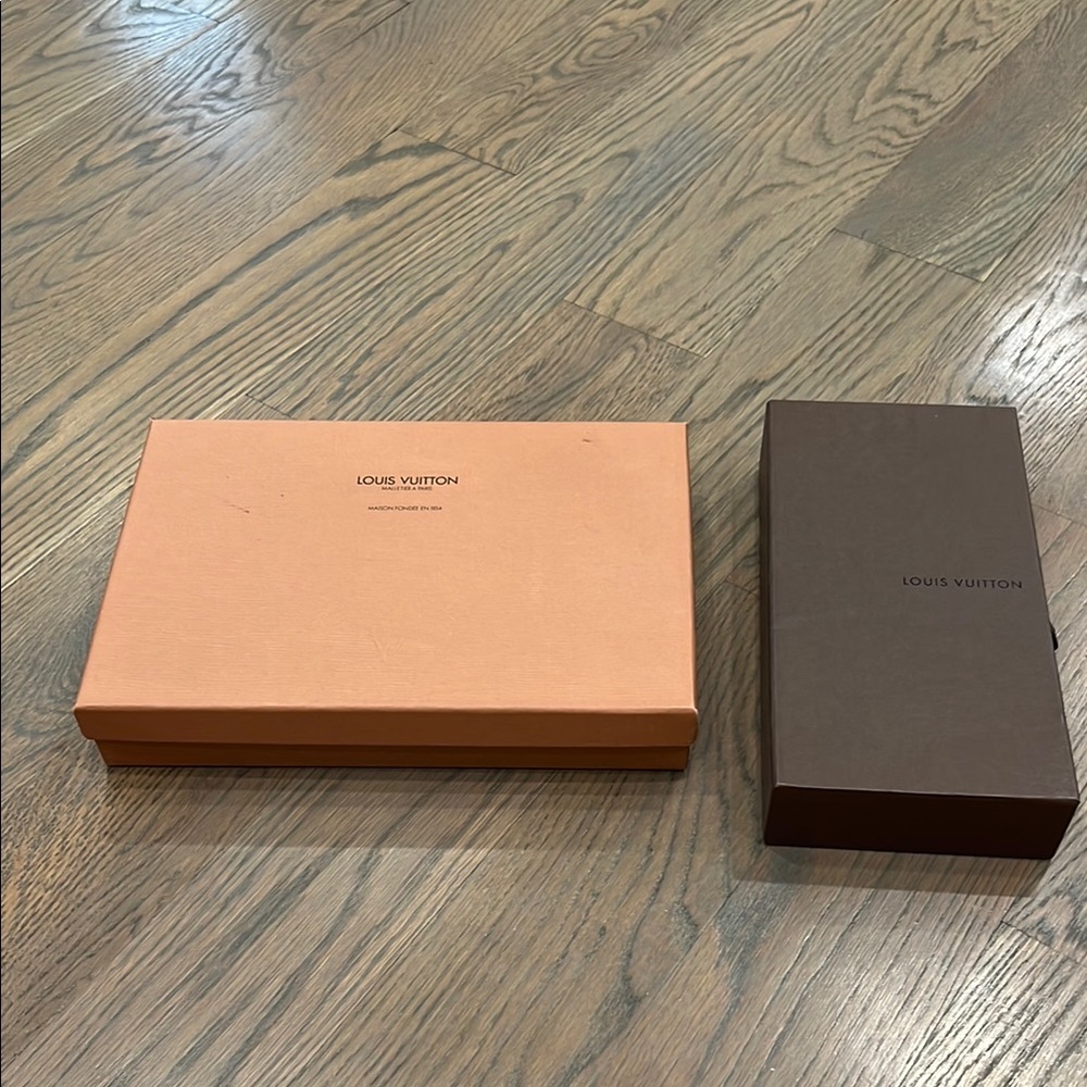 Louis Vuitton Orange and Brown Boxes
